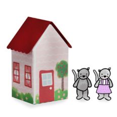 paper doll house - kitties