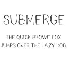 cg submerge font