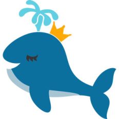 whale and crown