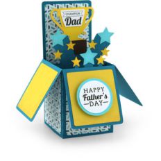 a2 box card father's day trophy