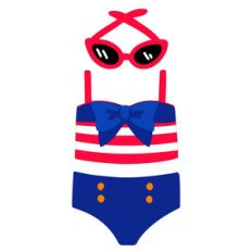 baby sailor girl swimsuit