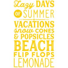 lazy days of summer