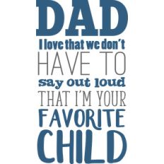 dad favorite child