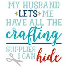 crafting supplies i can hide