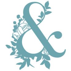 flower ampersand