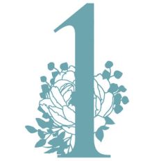 1 flower number
