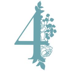4 flower number