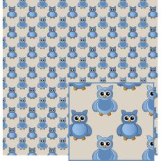 blue owl pattern