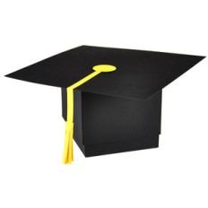 mortar board graduation gift box