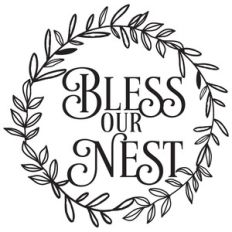 bless our nest wreath