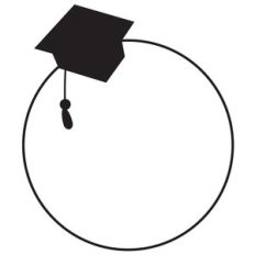 circle graduate frame