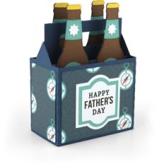 box card bottles father's day