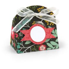 curved top ribbon tie no-glue box