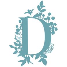 d flower letter