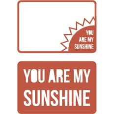 you are my sunshine card