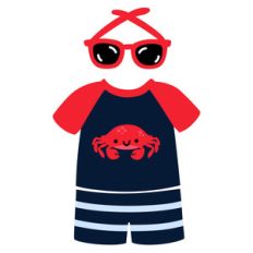 boy crab swimsuit