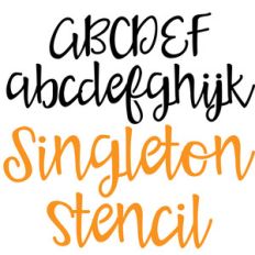 pn singleton stencil