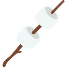 roasting marshmallows