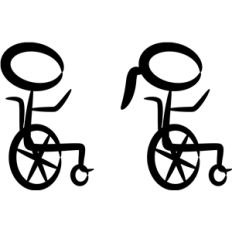 stick wheelchair