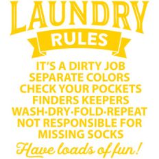 laundry rules
