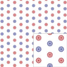 red and blue dot pattern