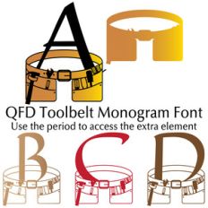 qfd toolbelt monogram font