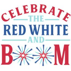 celebrate red white boom