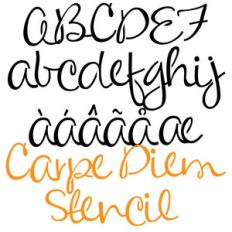 zp carpe diem stencil