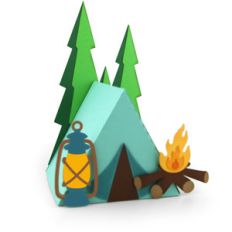 3d tent box