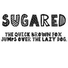 cg sugared font
