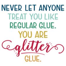 glitter glue