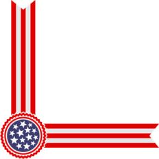 american ribbon corner