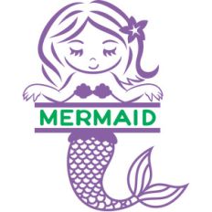split mermaid title
