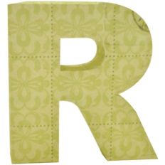 3d block letter r