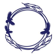 eagles monogram frame