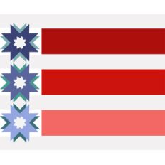stars and stripes modern barn quilt