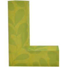 3d block letter l