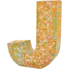 3d block letter j
