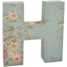 3d block letter h