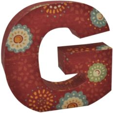 3d block letter g