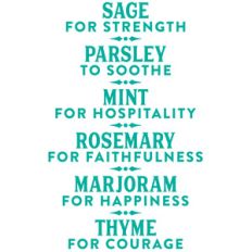 sage for strength