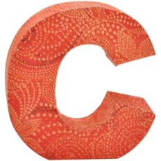 3d block letter c