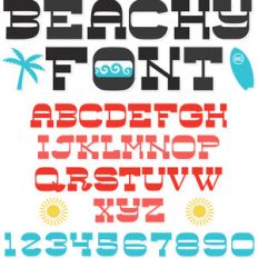 sg beachy font regular