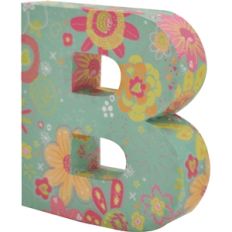 3d block letter b