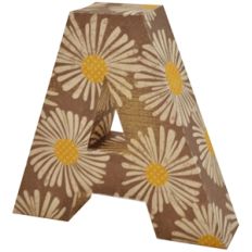 3d block letter a