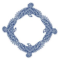 eagle monogram frame