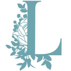l floral letter