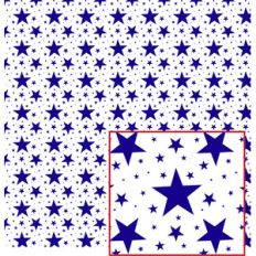 blue stars pattern