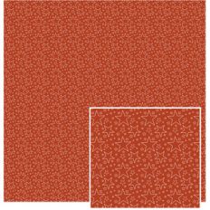 rust with white outlined stars pattern