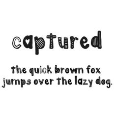 cg captured font
